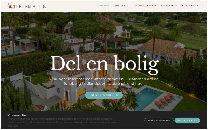 Screenshot of delenbolig.dk