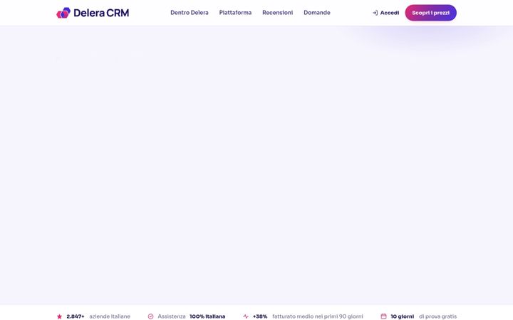 Screenshot of delera.io
