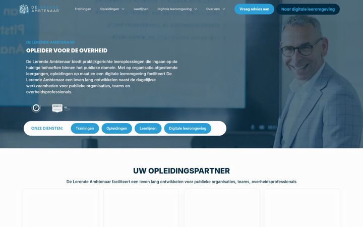 Snimka zaslona za delerendeambtenaar.nl