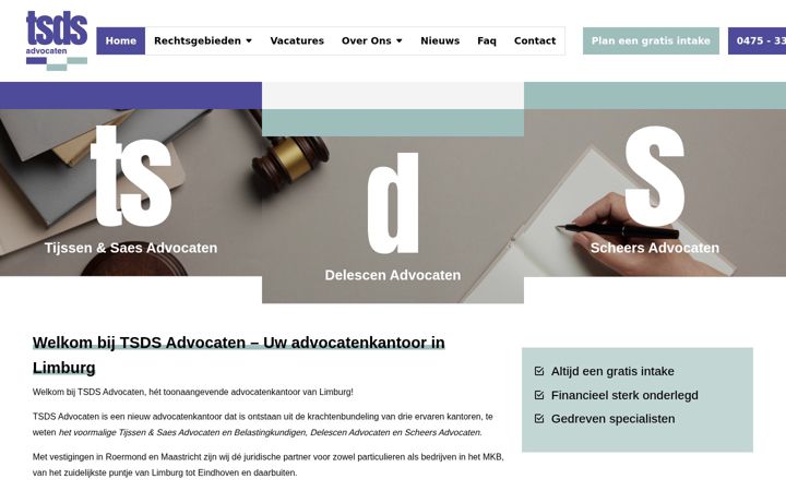 Screenshot of delescen.nl