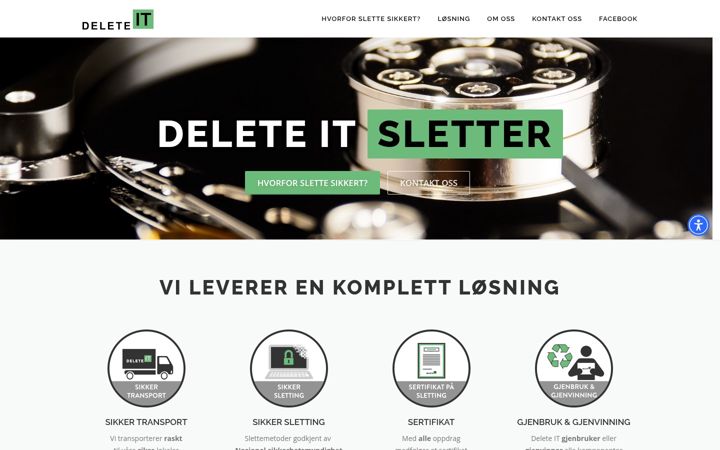 Screenshot stránky delete-it.no