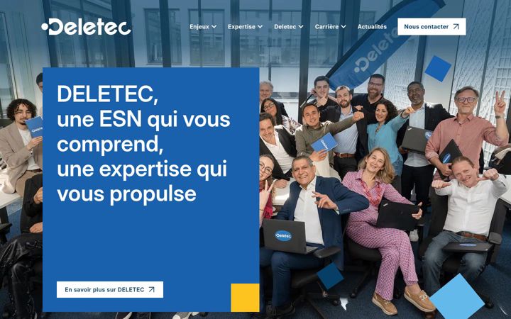 Screenshot of deletec.fr