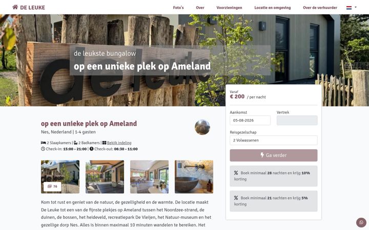 Snimka zaslona za deleuke.nl