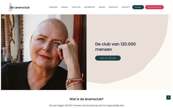 Snimka zaslona za delevensclub.nl