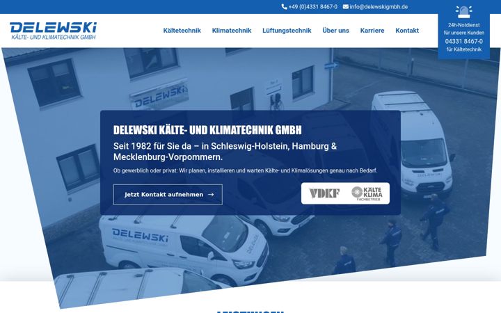Screenshot of delewski.de