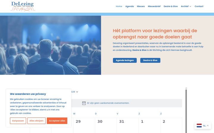Snimka zaslona za delezing.nl