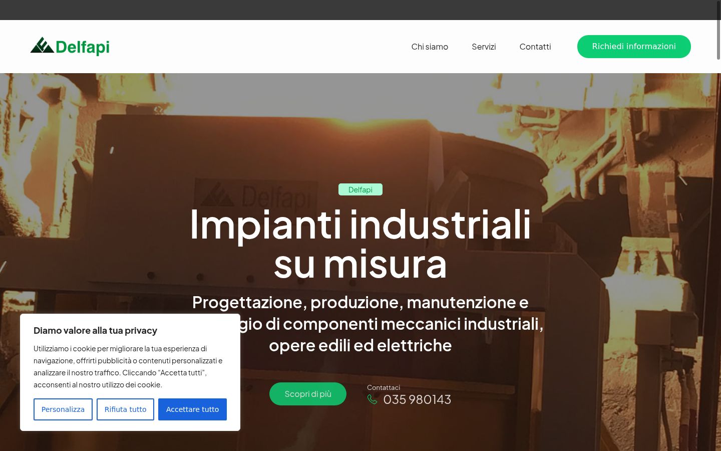 Képernyőkép a bármilyen interakció előtt megjelenő hozzájárulási bannerről
