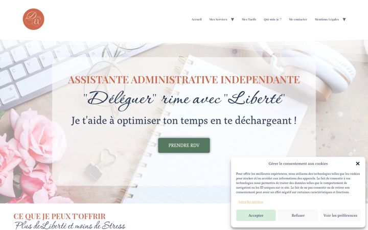 Screenshot of delfassist.fr