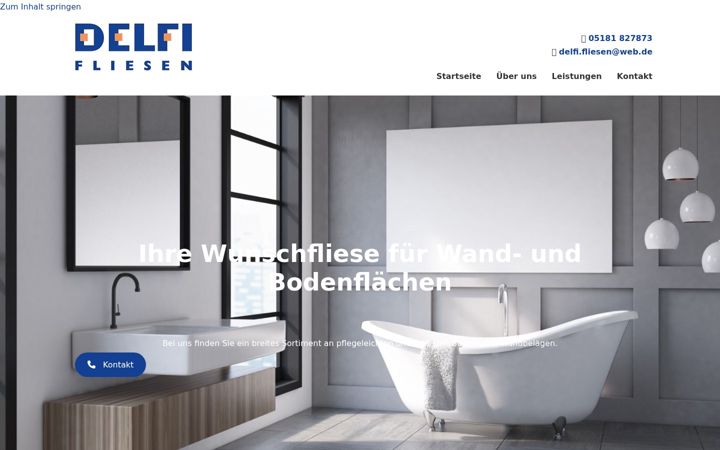 Screenshot of delfi-fliesen.de