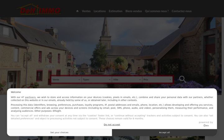 Screenshot of delfimmo.com