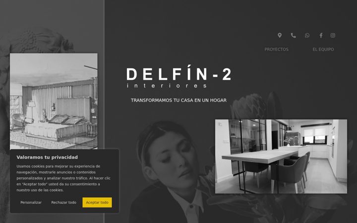 Snimka zaslona za delfin2interiores.es