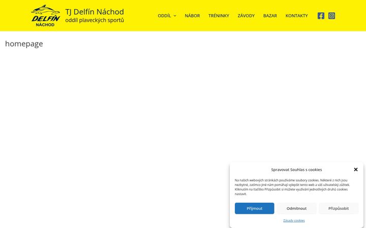 Ekrānuzņēmums no delfinnachod.cz