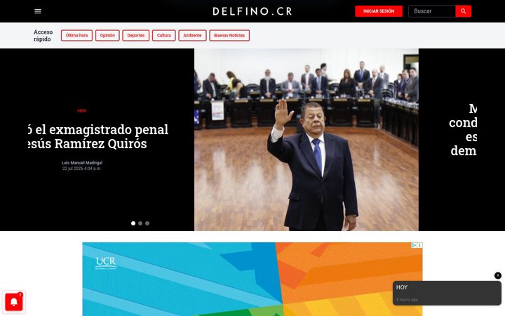 Screenshot of delfino.cr