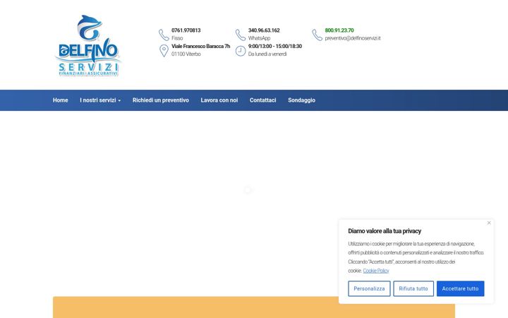 Screenshot of delfinoservizi.it