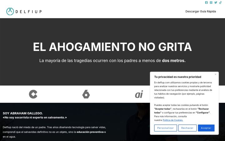 Screenshot of delfiup.com