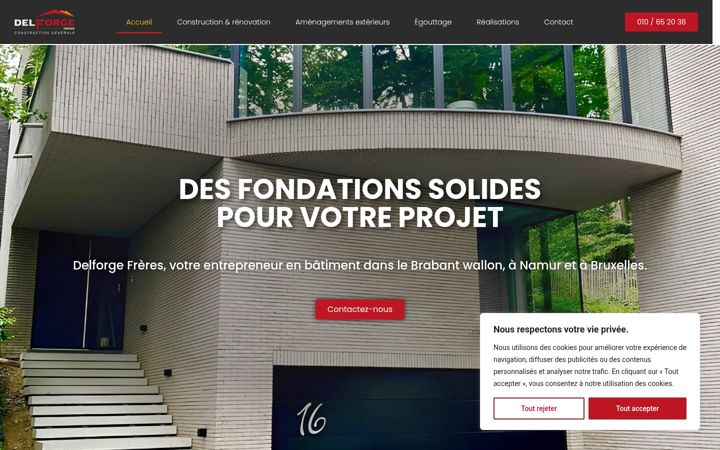 Screenshot of delforgefreres.be