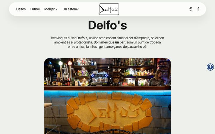 Screenshot of delfos.club
