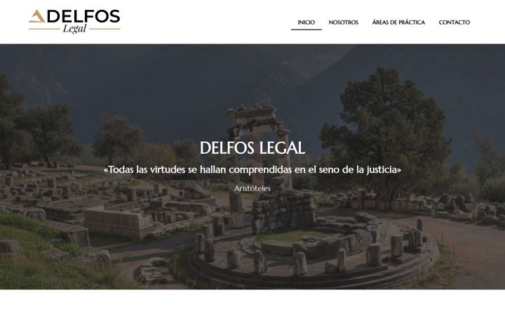 Screenshot of delfoslegal.com