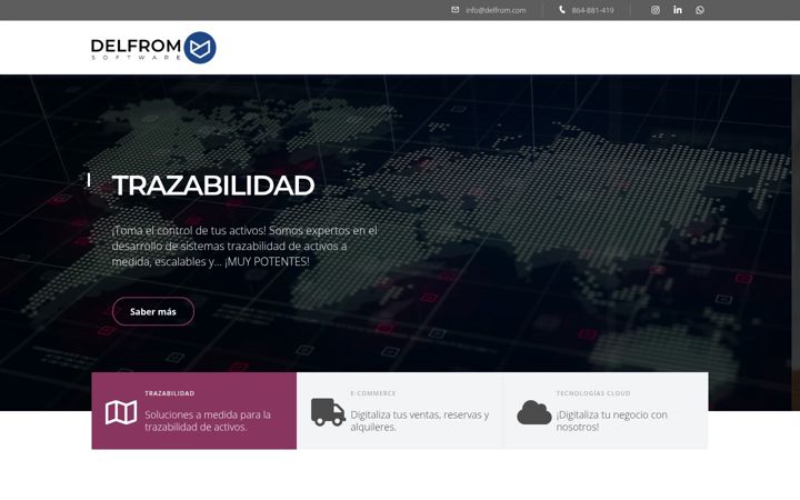 Screenshot of delfrom.com