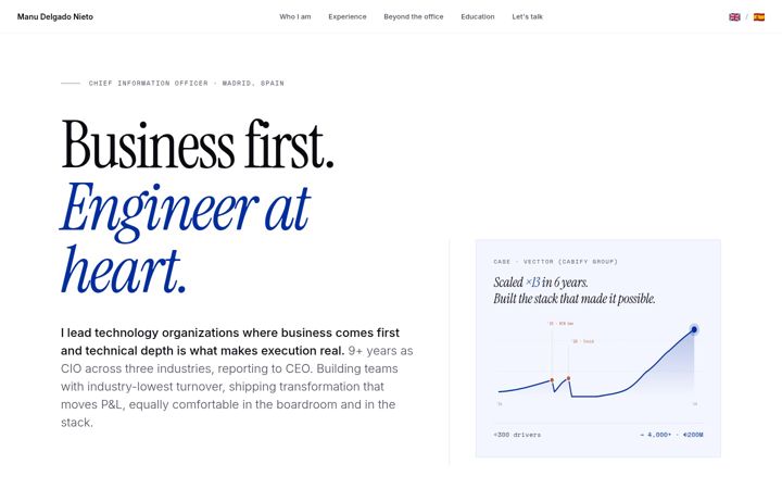 Screenshot of delgadonieto.com