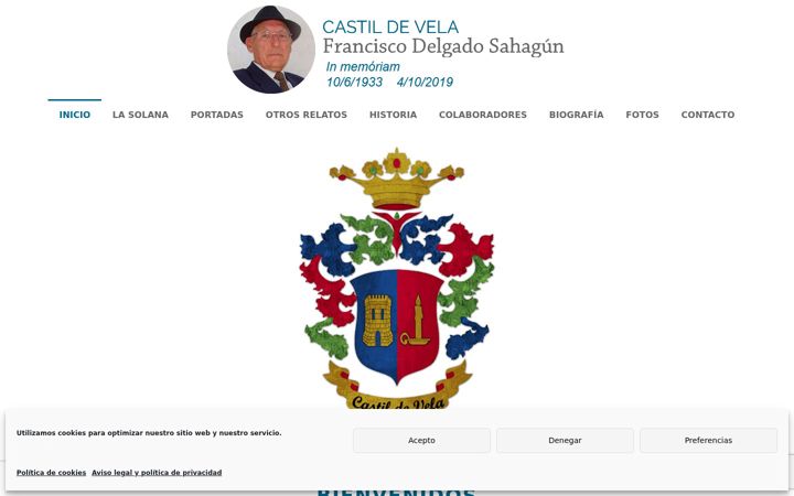 Snimka zaslona za delgadosahagun.es