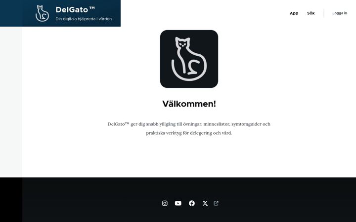 Screenshot of delgato.se