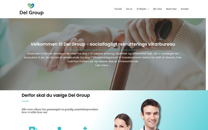 Screenshot of delgroup.dk