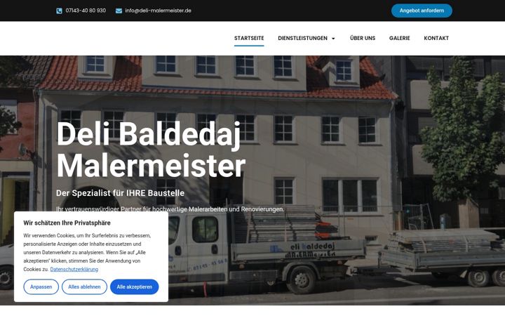 Screenshot of deli-malermeister.de