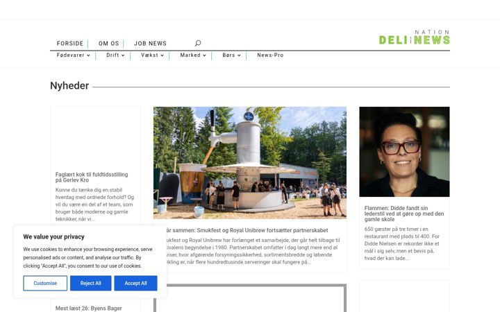 Screenshot of deli-news.dk