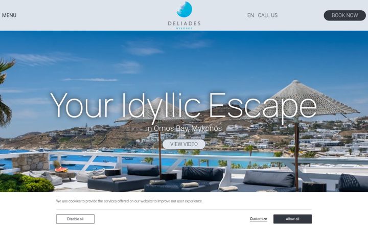 Screenshot of deliades.com