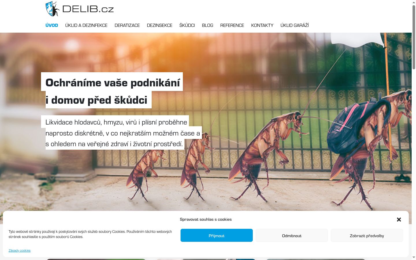 Snimka zaslona bannera za privolu prikazanog prije bilo kakve interakcije