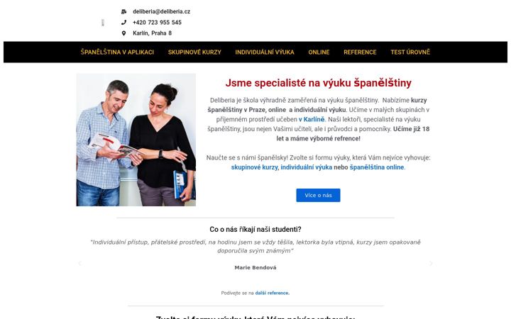 Ekrānuzņēmums no deliberia.cz