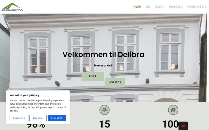 Screenshot of delibra.eu