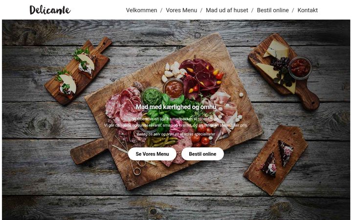 Screenshot of delicantehaarby.dk