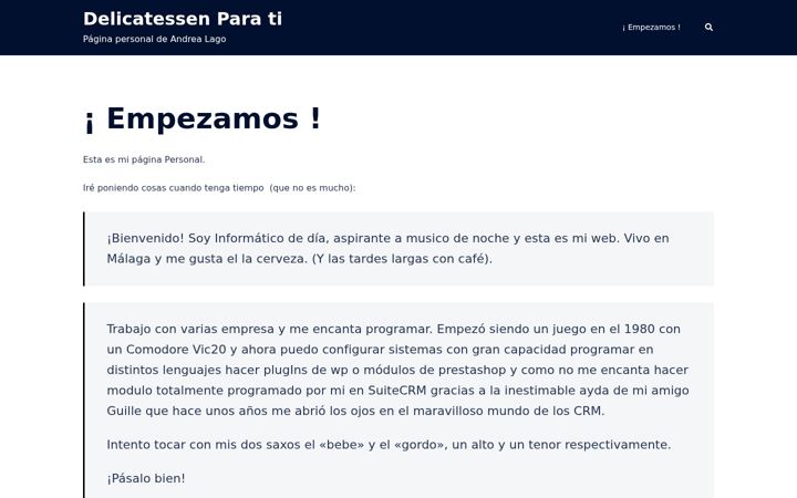Screenshot of delicatessenparati.com