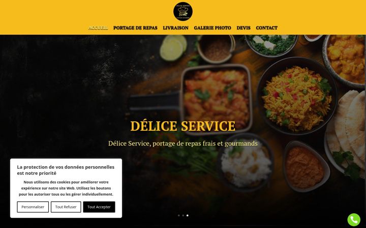 Skjermbilde av delice-service19.fr