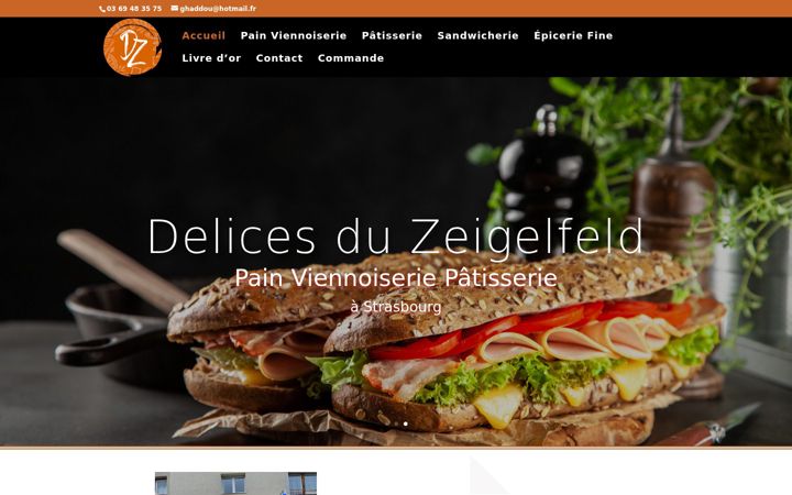 Skjermbilde av deliceduzeigelfeld.fr