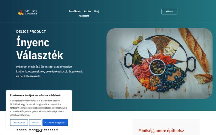 Zrzut ekranu deliceproduct.hu