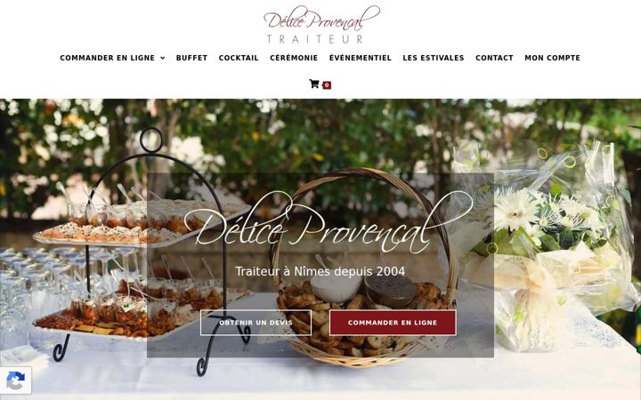 Skjermbilde av deliceprovencal.fr