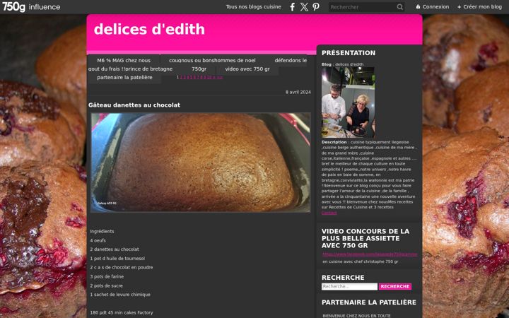 Screenshot of delices-d-edith.com