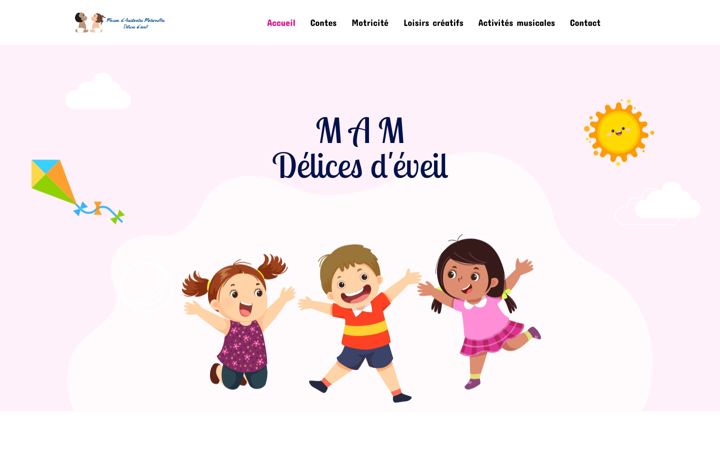 Skjermbilde av delices-d-eveil.fr