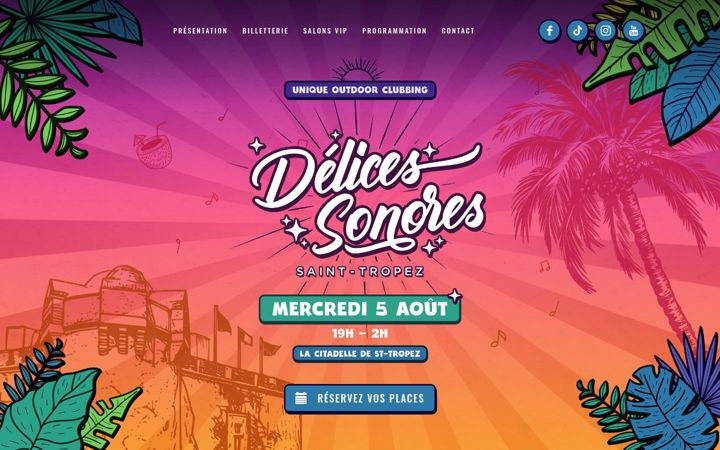Screenshot of delices-sonores.com