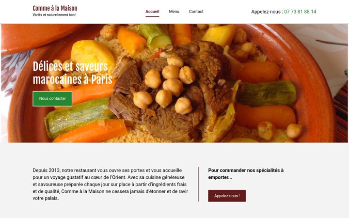Screenshot of delicesdelatlas.fr