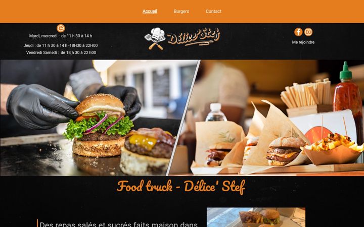 Screenshot of delicestef-food-truck.fr