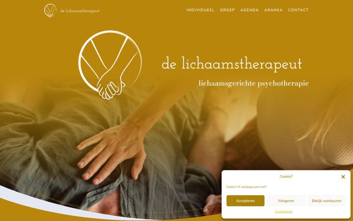 Screenshot of delichaamstherapeut.nl