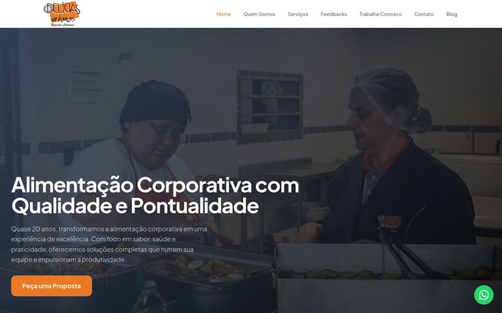 Екранна снимка на deliciasurbanas.com.br