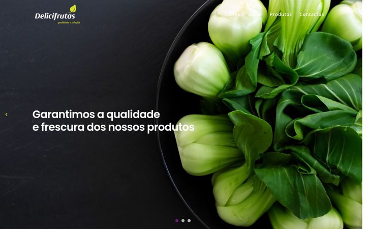Captură de ecran a delicifrutas.pt