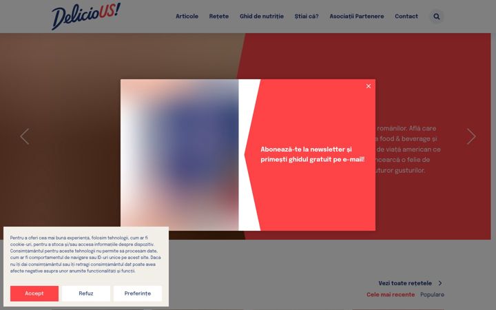 Screenshot του delicious-usa.ro