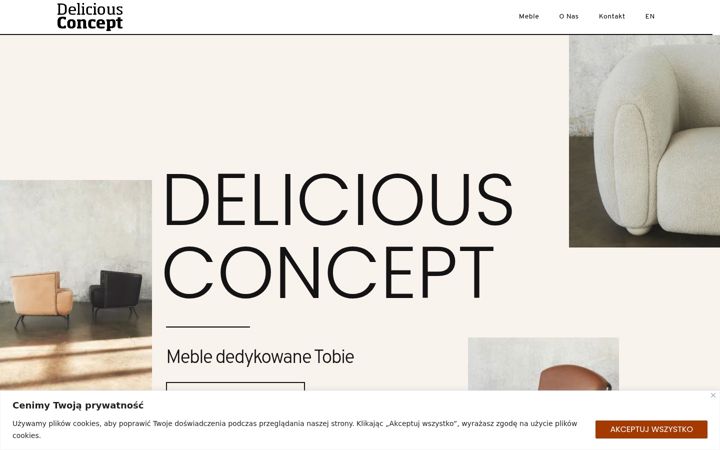 Screenshot of deliciousconcept.com
