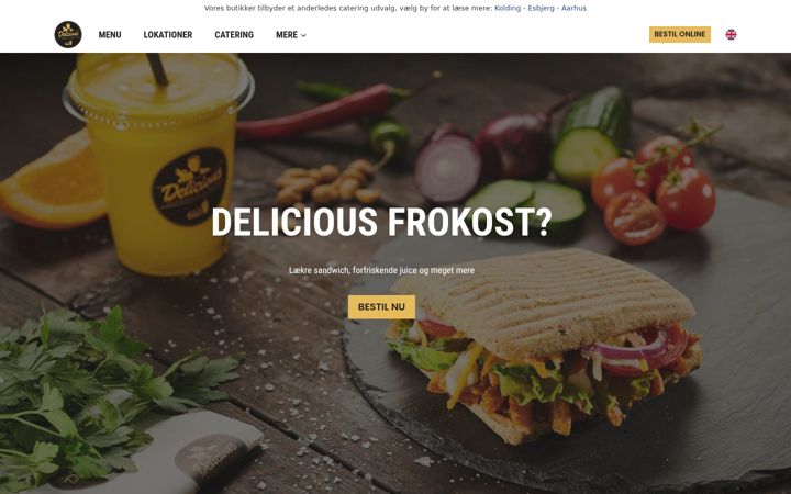 Screenshot of delicioussandwichjuice.dk